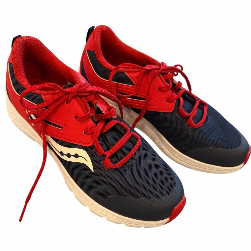Saucony Cohesion Sport Running Shoes Navy Red White Women’s Size 6.5 patriotic - Picture 3 of 8